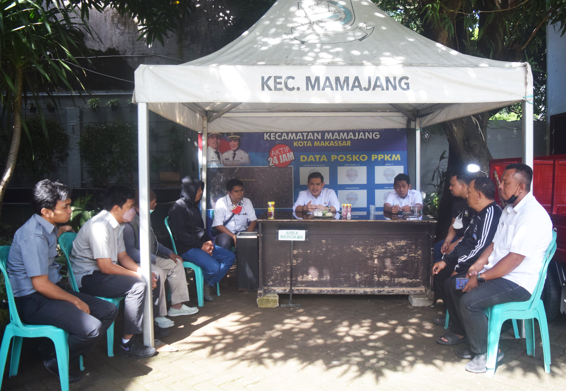 Penunjang Foto Koordinasi Bersama Pengawas Kebersihan Kecamatan Mamajang - 1
